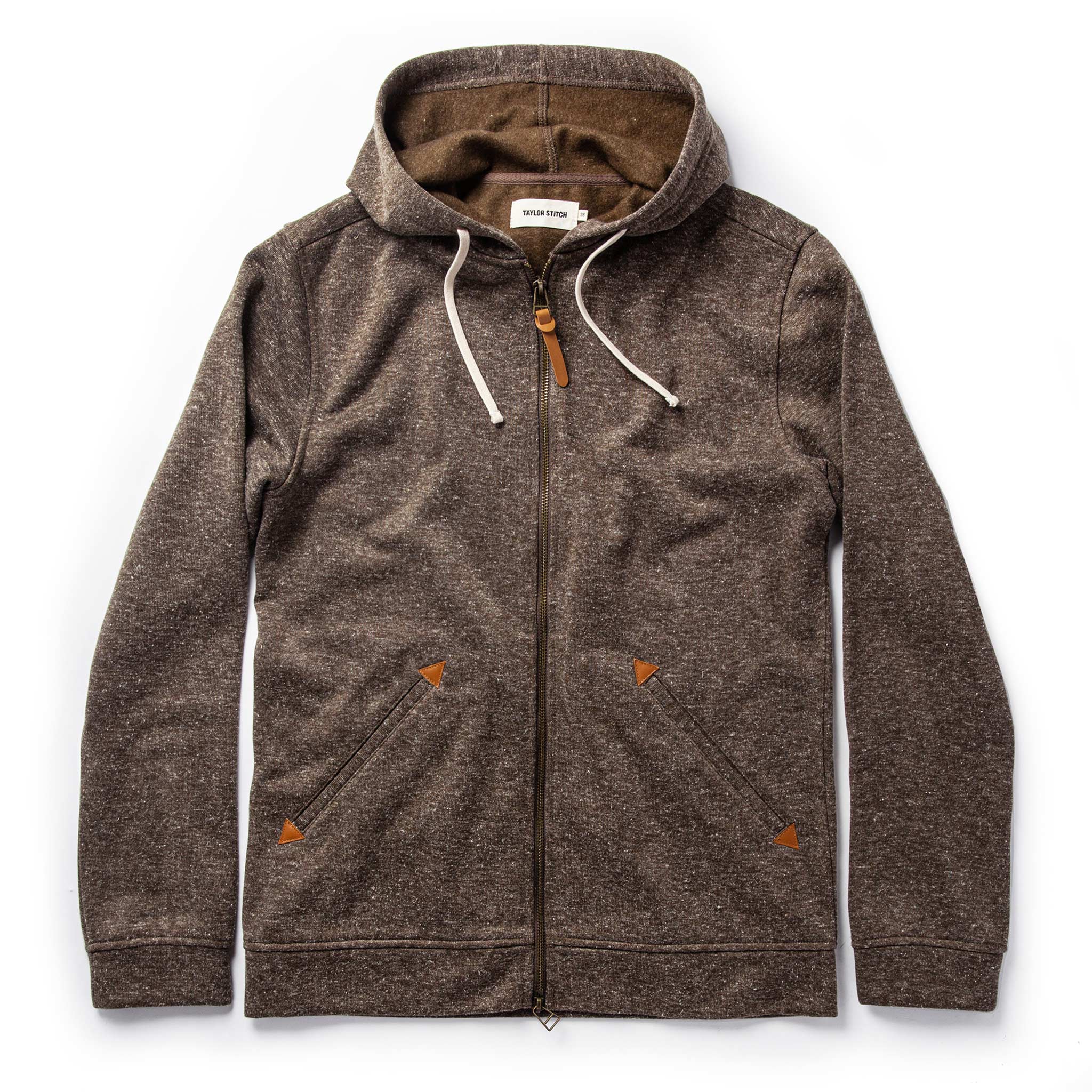 The Après Hoodie in Olive Hemp Donegal: Featured Image, Knits by Taylor Stitch