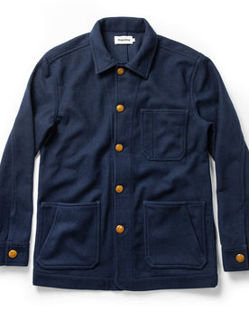 The Ojai Jacket in Navy Boiled Wool: Featured Image, Outerwear by Taylor Stitch