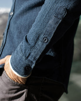 The Cash Shirt in Indigo Sashiko: Alternate Image 5, Wovens by Taylor Stitch