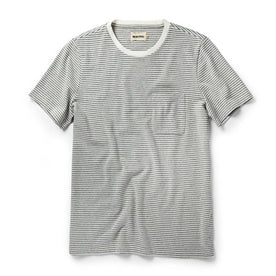 The Heavy Bag Tee in Ash Stripe: Featured Image