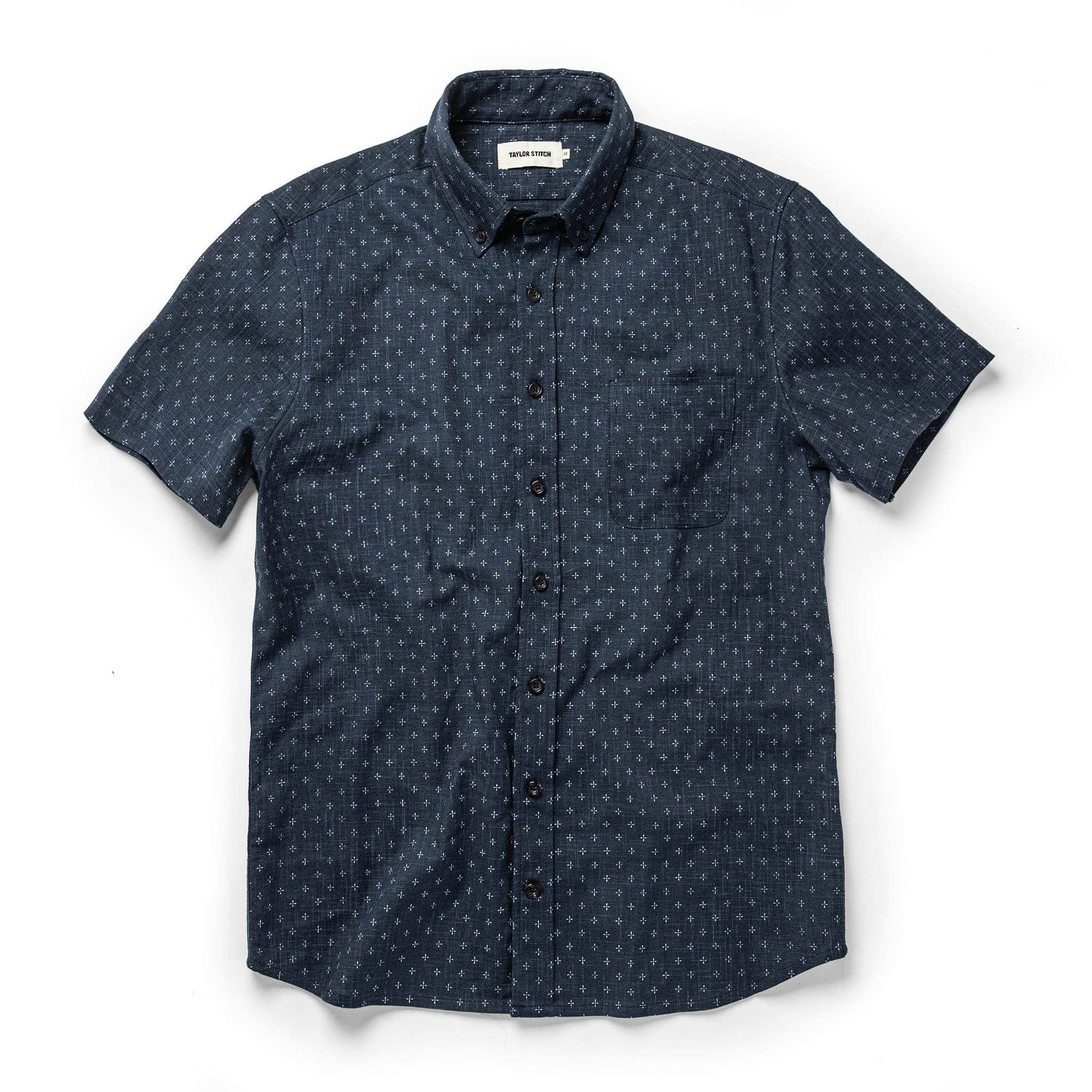 The Short Sleeve Jack in Indigo Star: Featured Image, Wovens by Taylor Stitch
