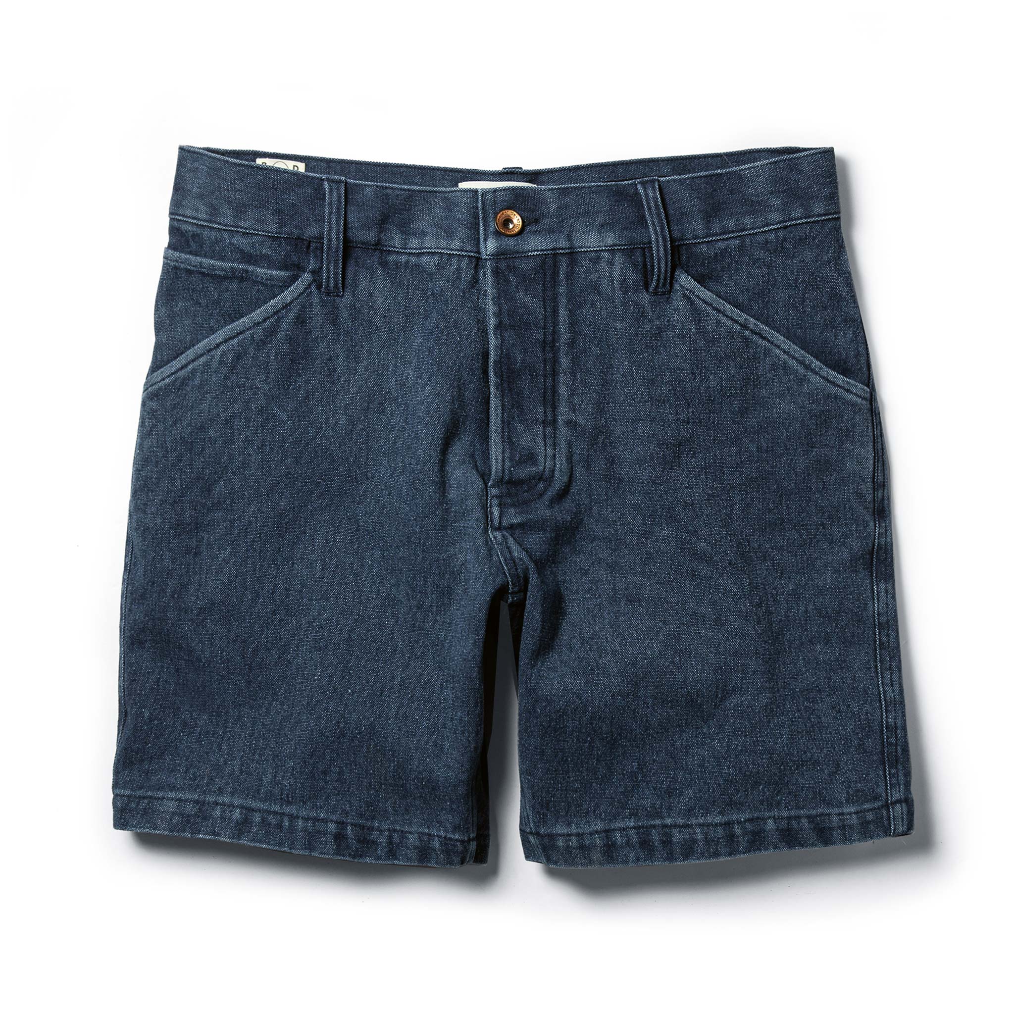 The Camp Short in Indigo Boss Duck: Featured Image, Shorts by Taylor Stitch