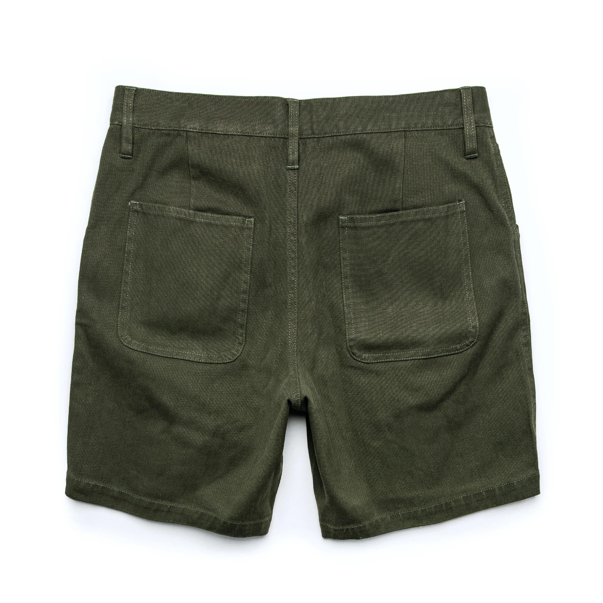 The Camp Short in Olive Boss Duck: Alternate Image 9, Shorts by Taylor Stitch