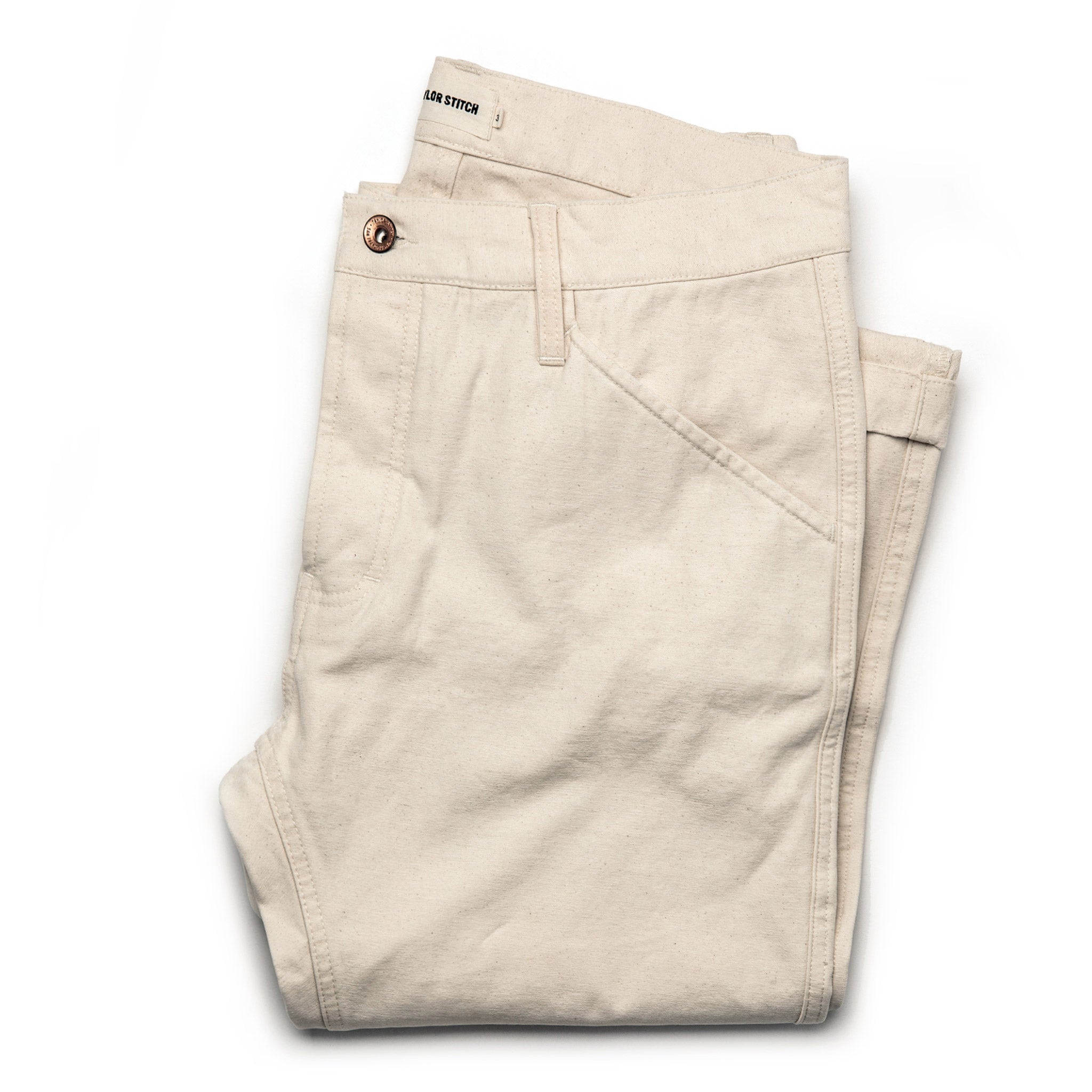 The Camp Pant in Natural Reverse Sateen: Featured Image, Bottoms by Taylor Stitch