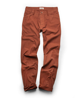 The Camp Pant in Rust Reverse Sateen: Alternate Image 8, Bottoms by Taylor Stitch