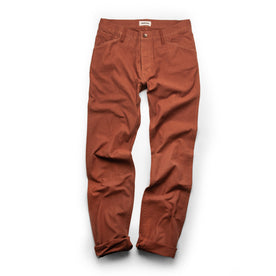 The Camp Pant in Rust Reverse Sateen: Alternate Image 8