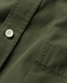 material shot of the button and pocket, Wovens by Taylor Stitch