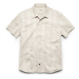 The Short Sleeve Hawthorne in Natural Stripe: Featured Image