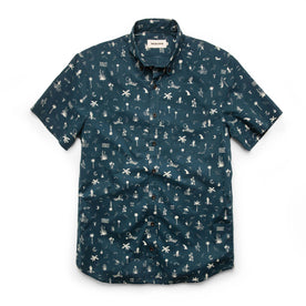 The Short Sleeve Jack in Navy Aloha: Featured Image