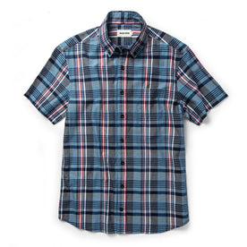 The Short Sleeve Jack in Navy Madras - featured image