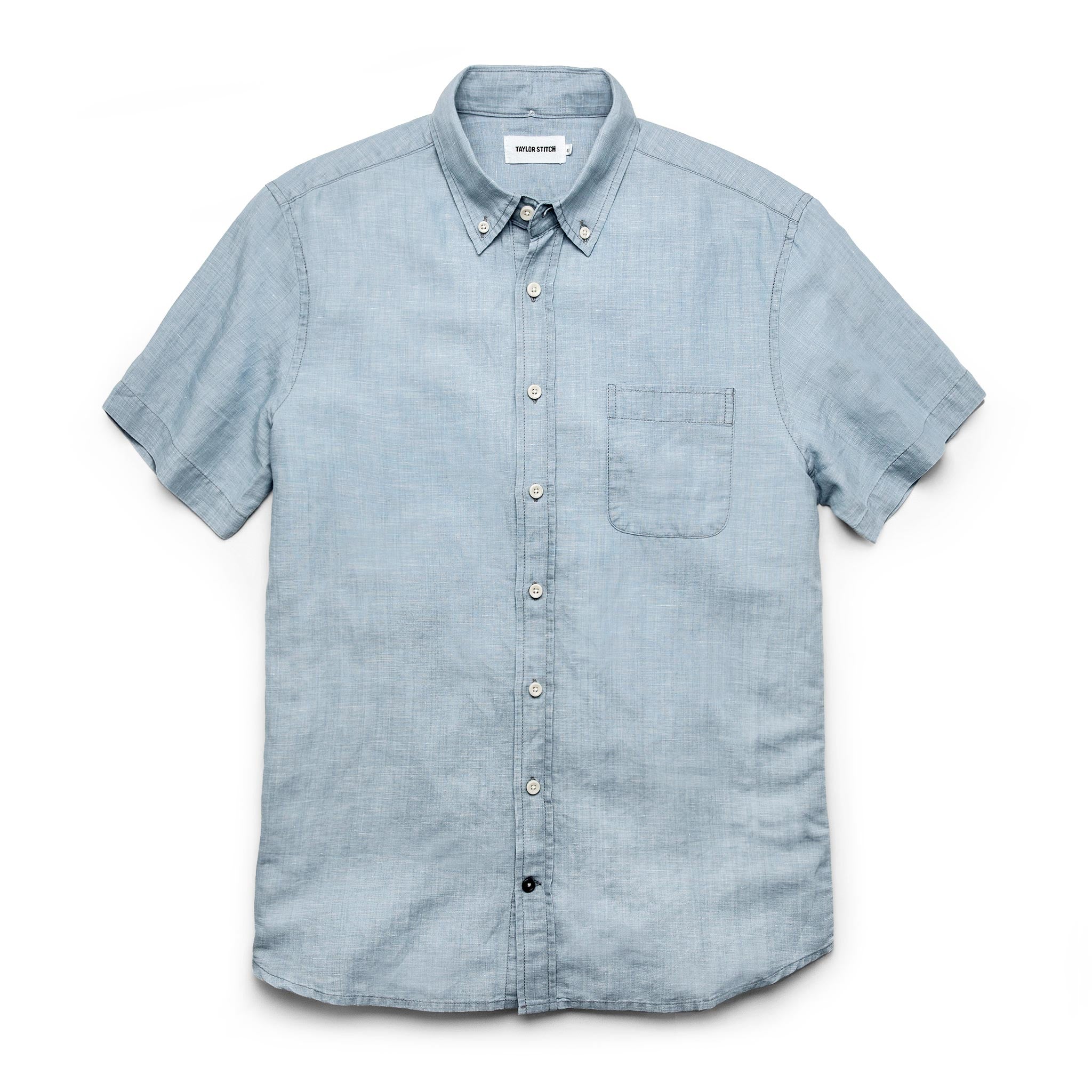 The Short Sleeve Jack in Sun Bleached Linen: Featured Image, Wovens by Taylor Stitch
