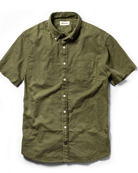The Short Sleeve Jack in Cactus Oxford: Featured Image, Wovens by Taylor Stitch