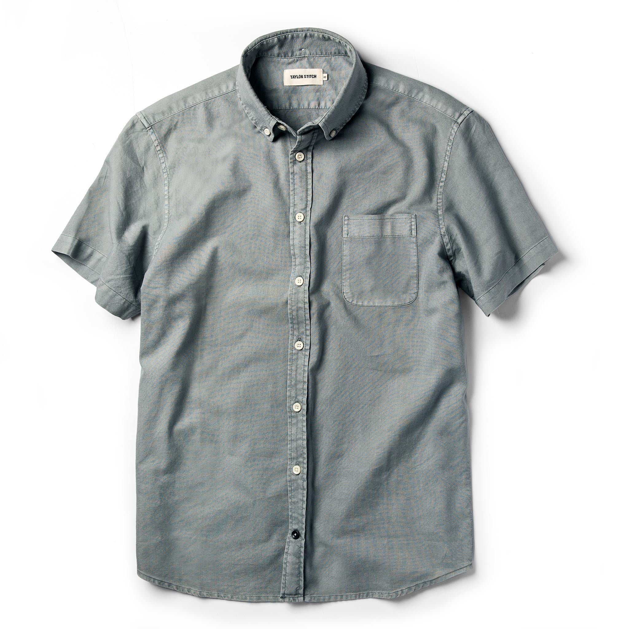 The Short Sleeve Jack in Dusk Oxford: Featured Image, Wovens by Taylor Stitch