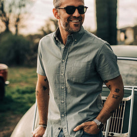 The Short Sleeve Jack in Dusk Oxford - featured image