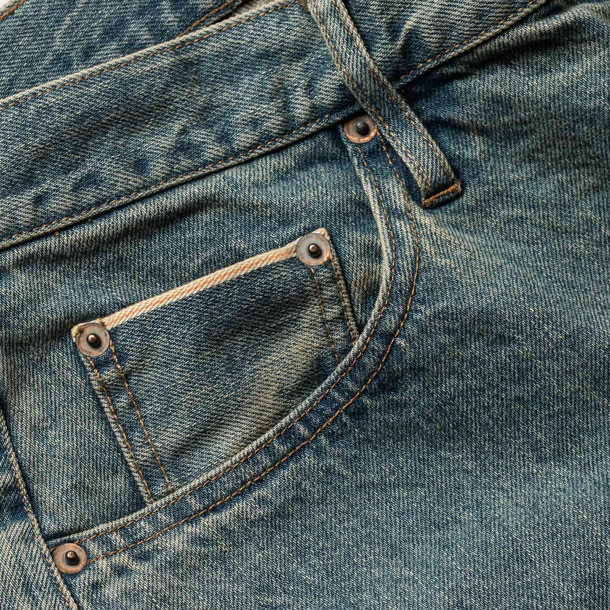 material shot of pocket, Denim by Taylor Stitch