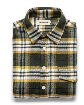 The Crater Shirt in Green Plaid: Featured Image, Wovens by Taylor Stitch