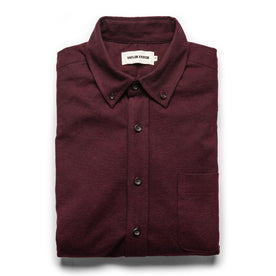 The Jack in Maroon Brushed Oxford: Featured Image