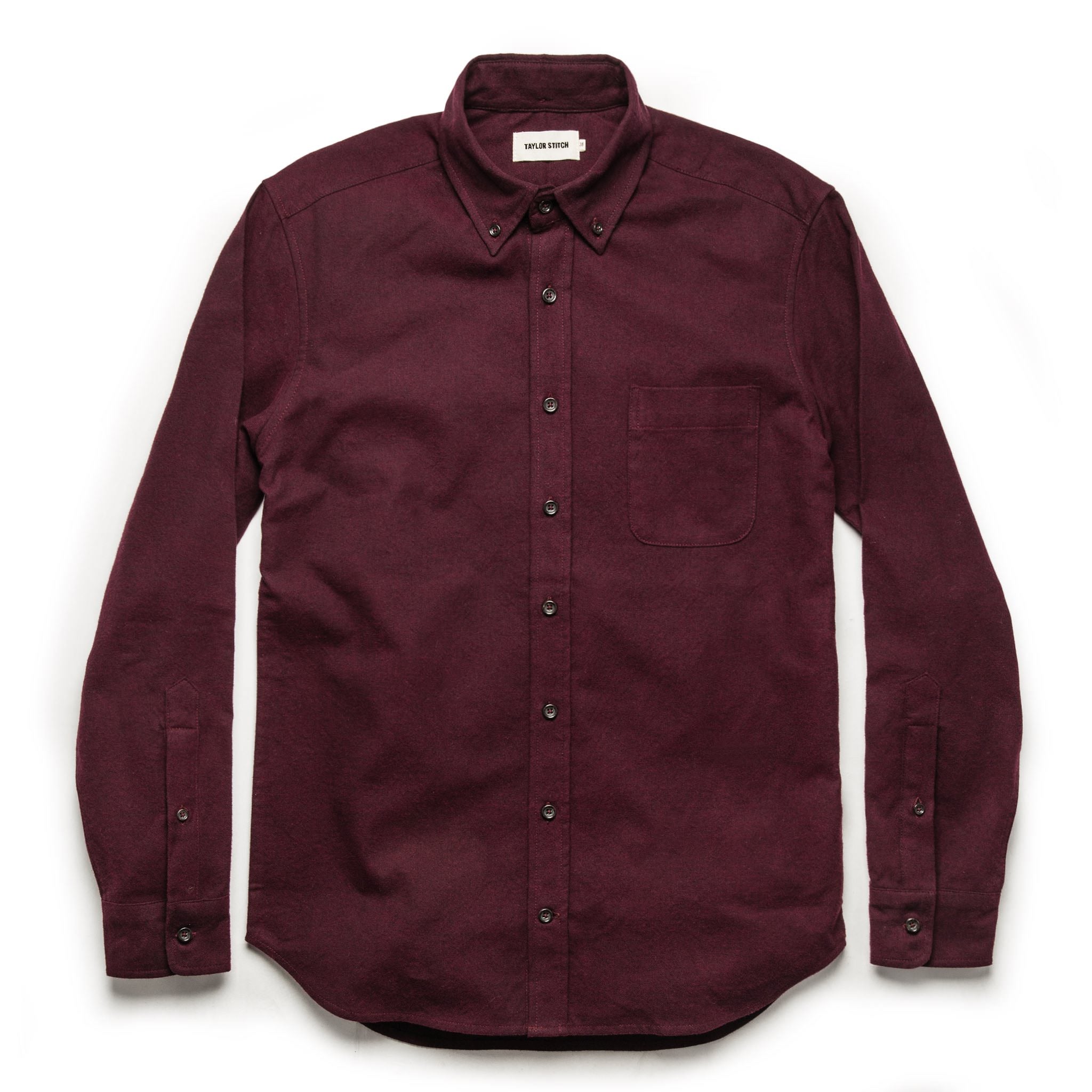 The Jack in Maroon Brushed Oxford: Alternate Image 9, Wovens by Taylor Stitch