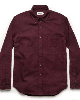 The Jack in Maroon Brushed Oxford: Alternate Image 9, Wovens by Taylor Stitch