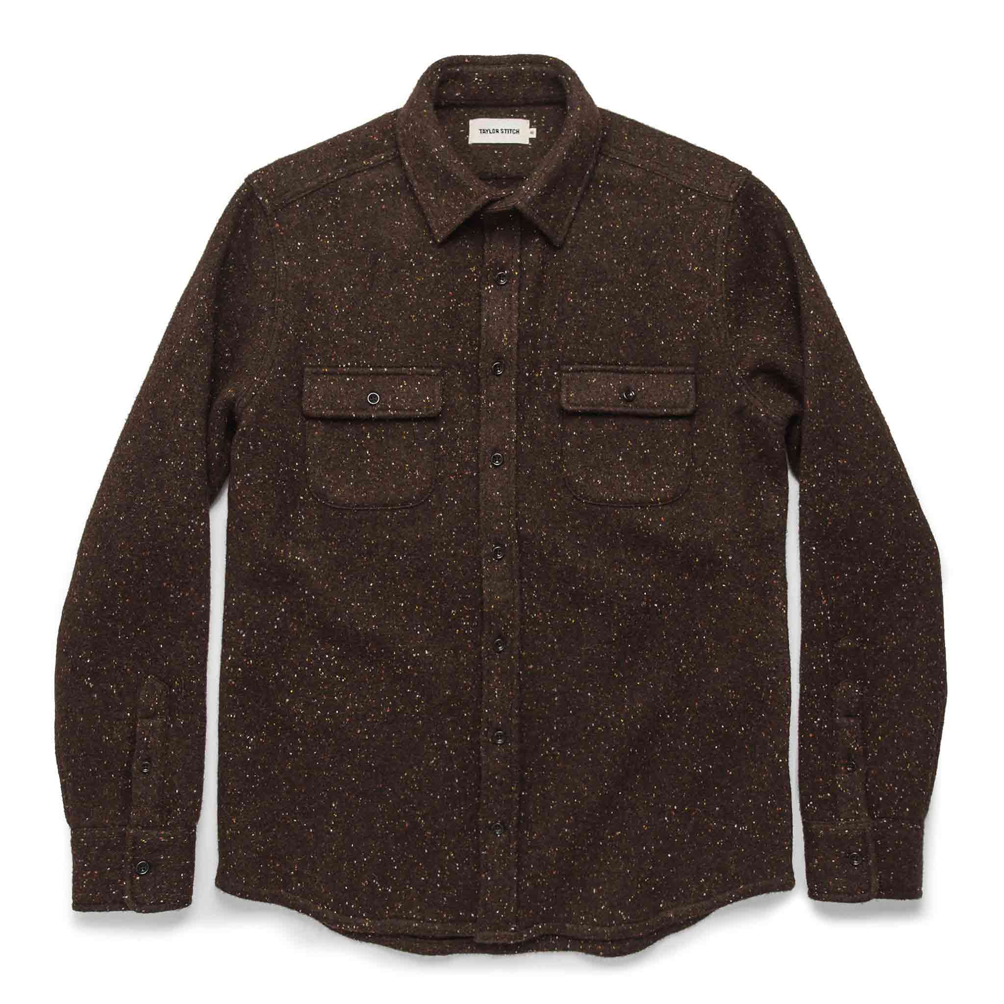 The Leeward Shirt in Chocolate Donegal: Alternate Image 8, Wovens by Taylor Stitch