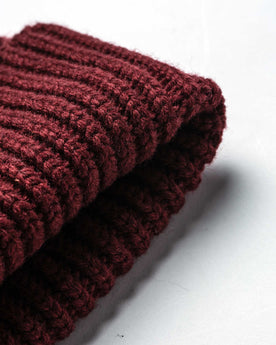 The Beanie in Maroon: Alternate Image 5, Accessories by Taylor Stitch
