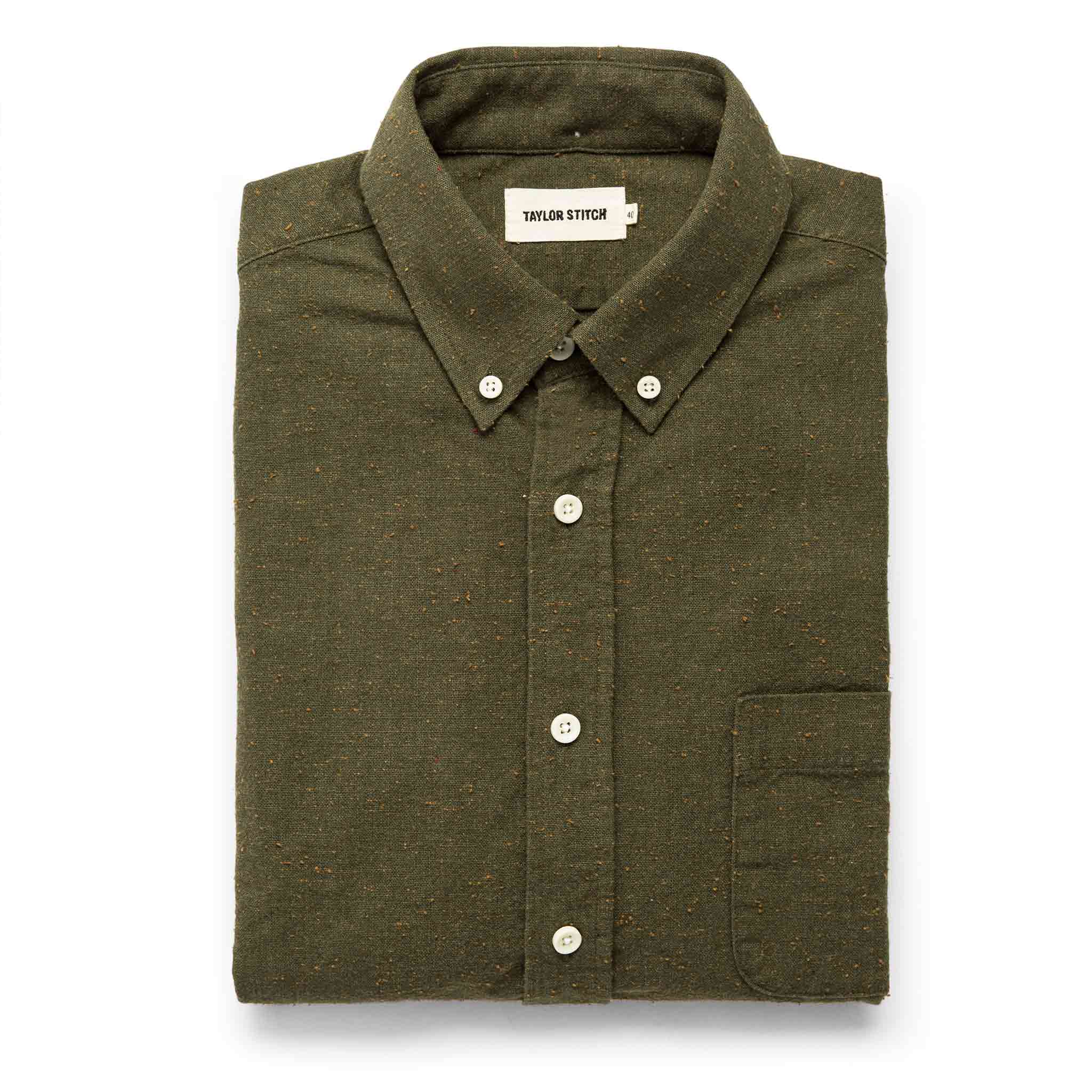 The Jack in Olive Donegal: Featured Image, Wovens by Taylor Stitch