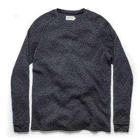The Heavy Bag Waffle Long Sleeve in Navy: Featured Image