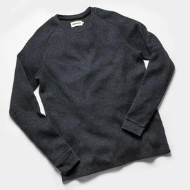 The Heavy Bag Waffle Long Sleeve in Navy: Alternate Image 8