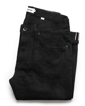The Slim Jean in Black Selvage: Featured Image, Denim by Taylor Stitch