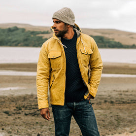 The Winslow Parka in Mustard Waxed Canvas - featured image