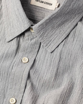 material shot of collar, Wovens by Taylor Stitch