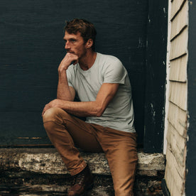 The Cotton Hemp Tee in Bay Mist - featured image