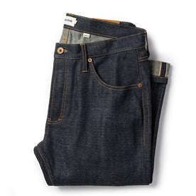folded flatlay of The Democratic Jean in Organic Selvage