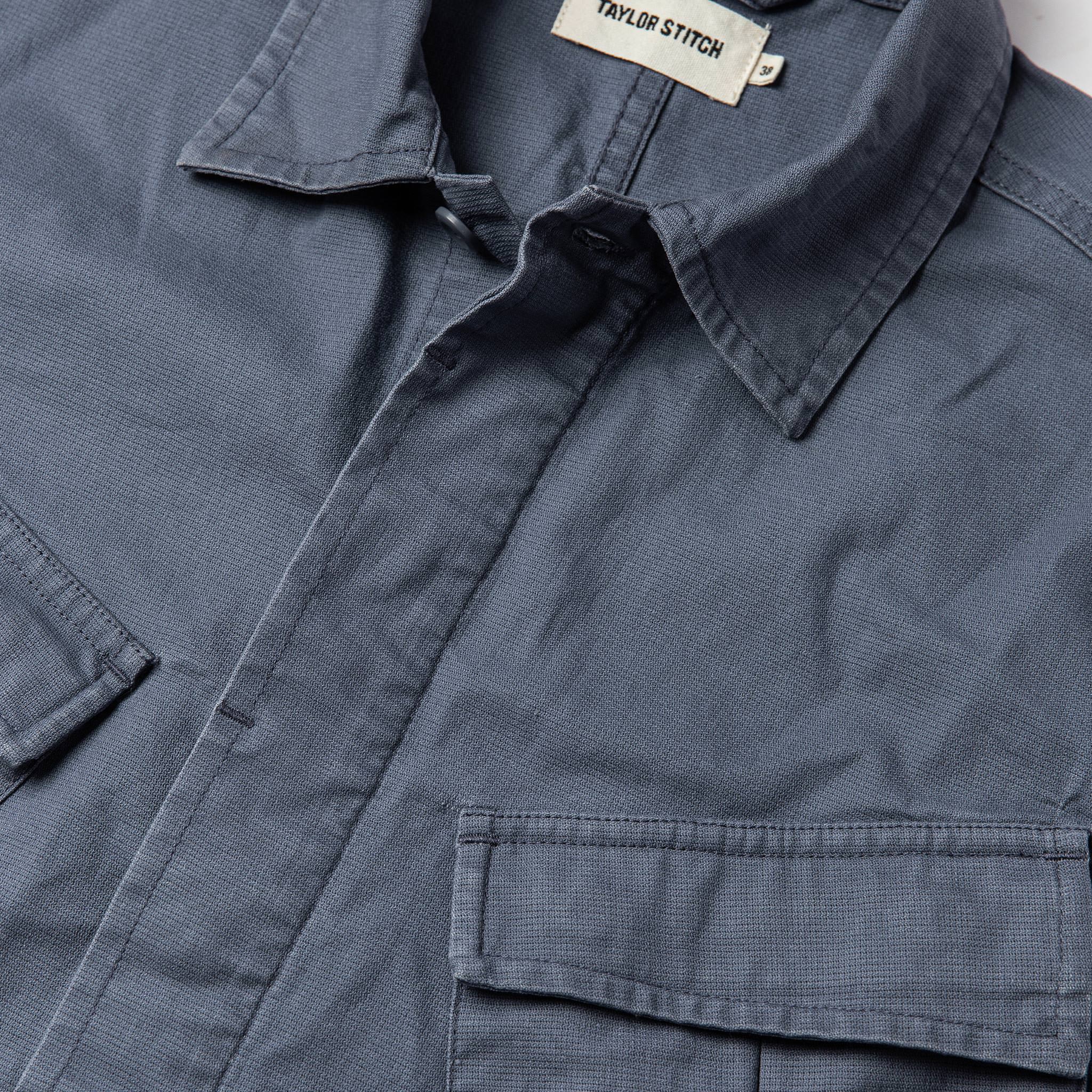 material shot of chest, Wovens by Taylor Stitch