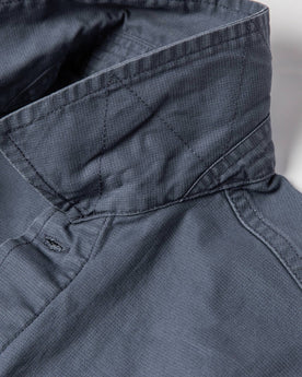material shot of collar, Wovens by Taylor Stitch