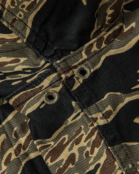 material shot of under arm detail, Wovens by Taylor Stitch