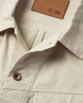 material shot of collar, Outerwear by Taylor Stitch