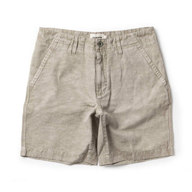 The Morse Short in Aluminum Slub Linen - featured image