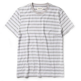The Organic Cotton Tee in Graphite Stripe - featured image