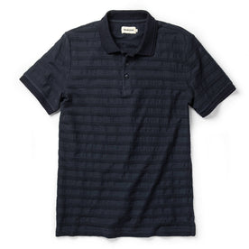 The Polo in Dark Navy Jacquard - featured image