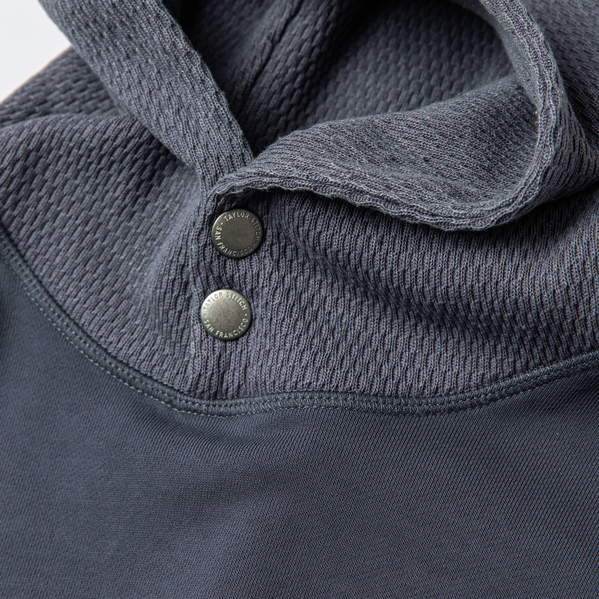 material shot of collar, Knits by Taylor Stitch
