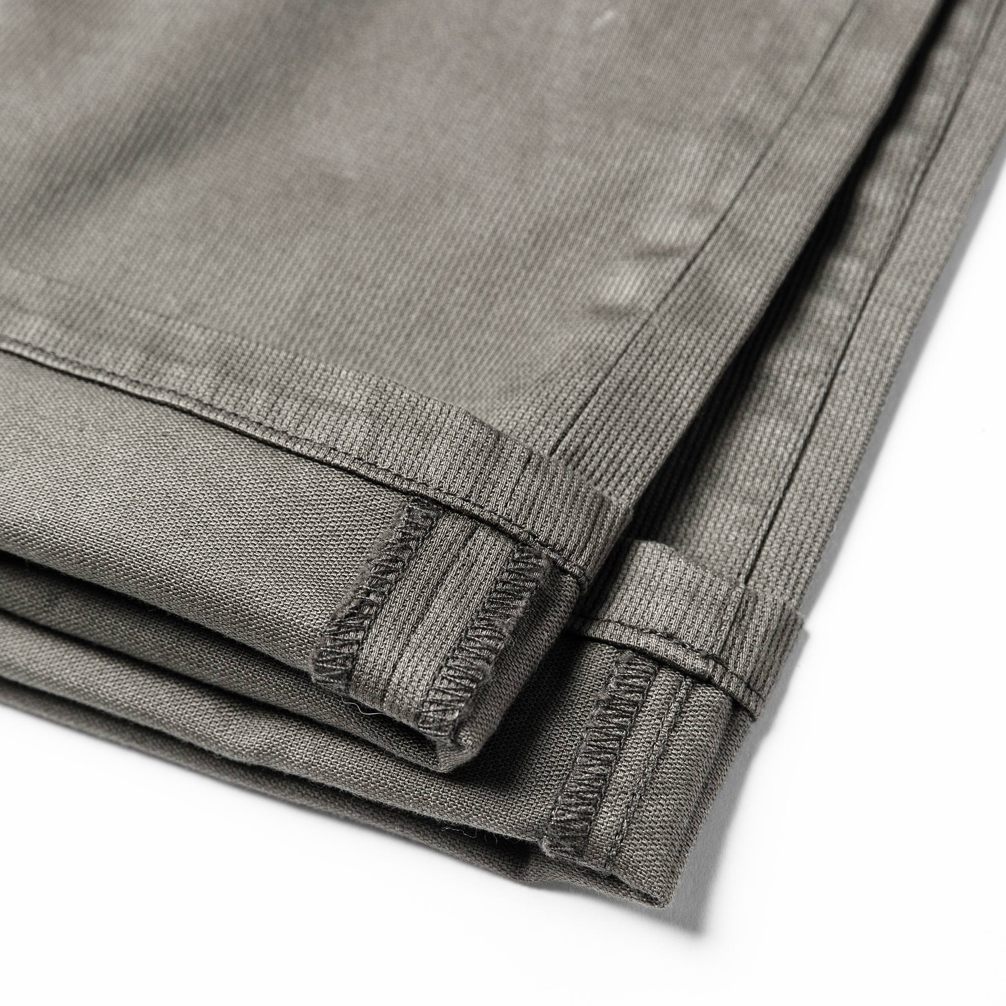 material shot of cuff detail, Bottoms by Taylor Stitch