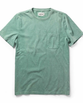 The Heavy Bag Tee in Dusty Teal: Featured Image, Knits by Taylor Stitch