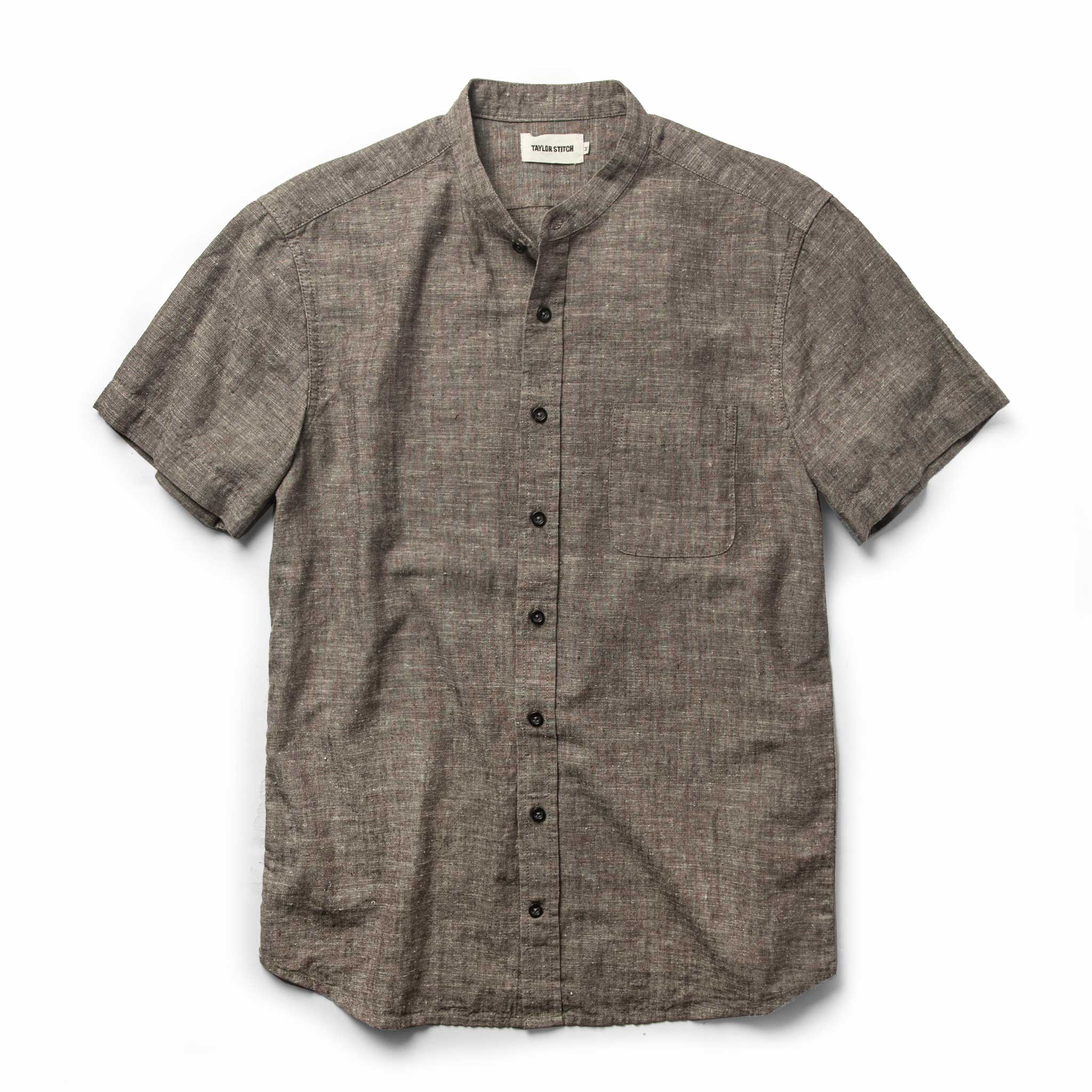 The Short Sleeve Bandit in Tobacco Hemp: Featured Image, Wovens by Taylor Stitch
