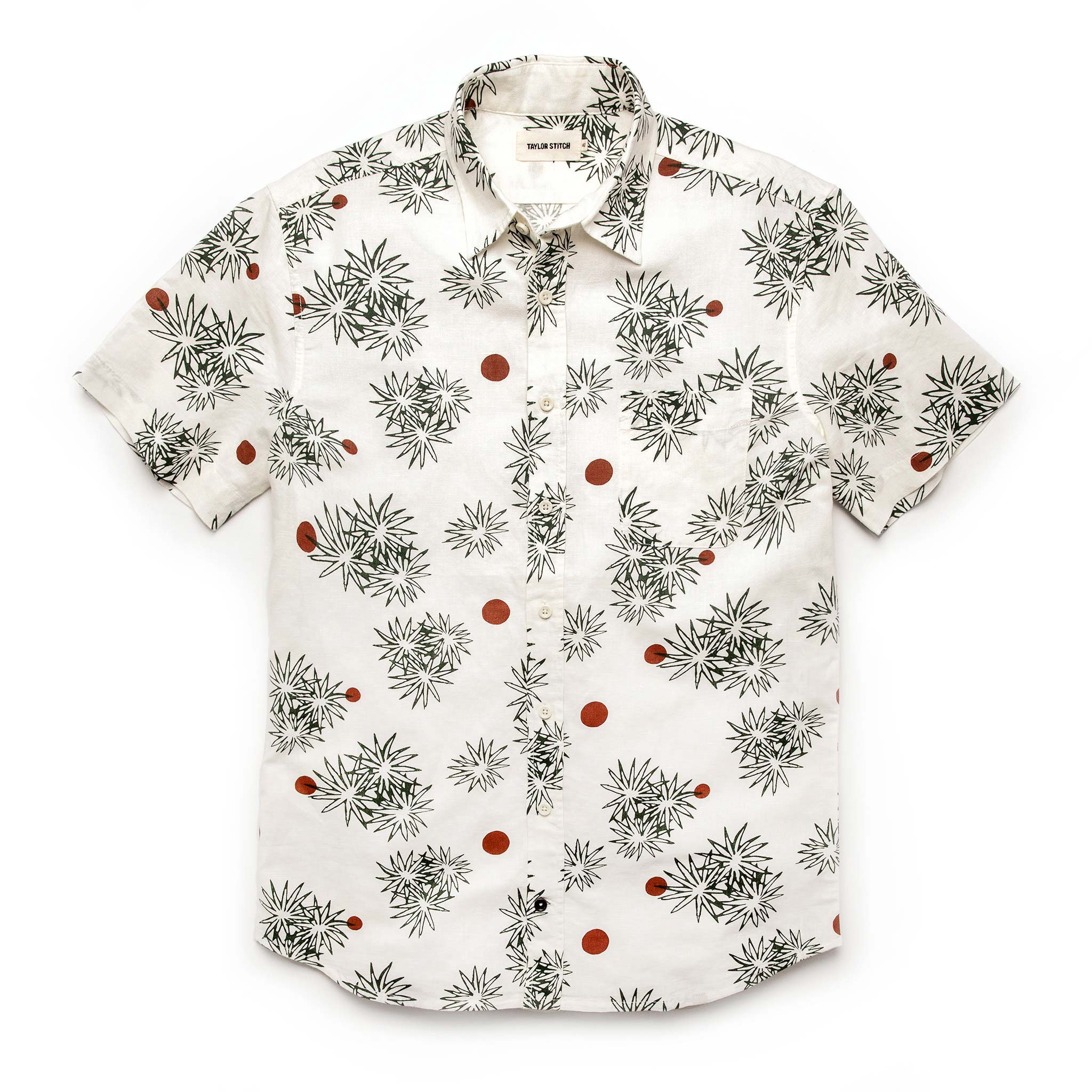 The Short Sleeve California in Palms: Featured Image, Wovens by Taylor Stitch