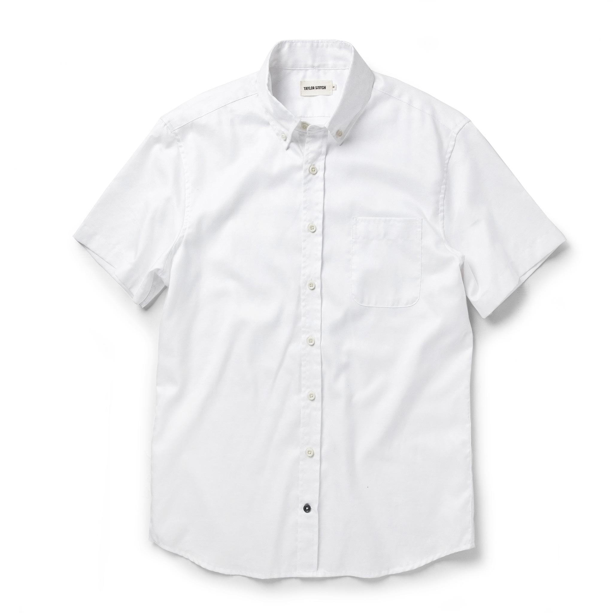 The Short Sleeve Jack in Washed White Oxford: Featured Image, Wovens by Taylor Stitch