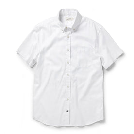 The Short Sleeve Jack in Washed White Oxford - featured image