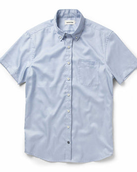 The Short Sleeve Jack in Washed Blue Oxford: Featured Image, Wovens by Taylor Stitch