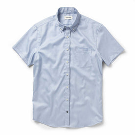 The Short Sleeve Jack in Washed Blue Oxford - featured image