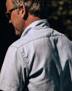 The Short Sleeve Jack in Washed Blue Oxford: Alternate Image 4, Wovens by Taylor Stitch